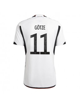Billige Tyskland Mario Gotze #11 Hjemmedrakt VM 2022 Kortermet
